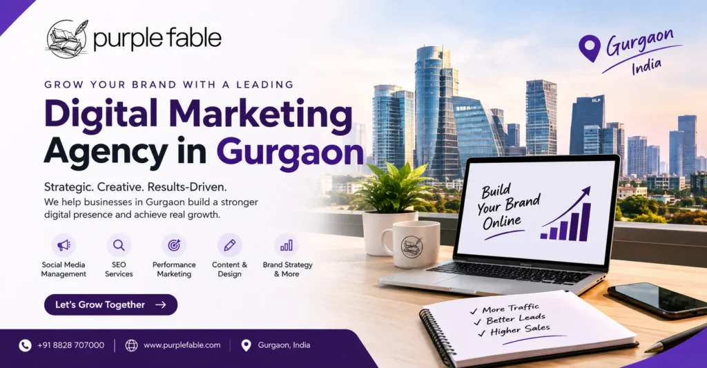 Digital marketing agency in Gurgaon offering SEO, social media and performance marketing services